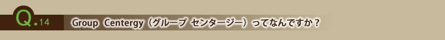 Group Centergyってなんですか?